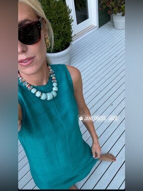 Julia Amory Jane Dress Jade Size Large NWT